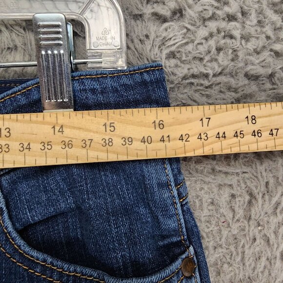 Wrangler Jeans Womens 9 Tall Dark Wash Stretch Mid Rise Bootcut *Read* - Picture 6 of 14